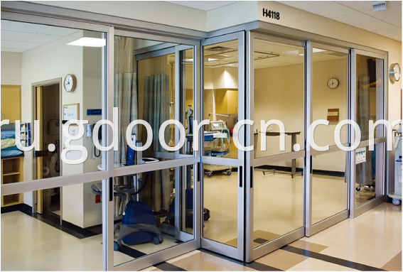 Anti-bacterial Hermetic Operating Room Automatic Sliding Glass Doors